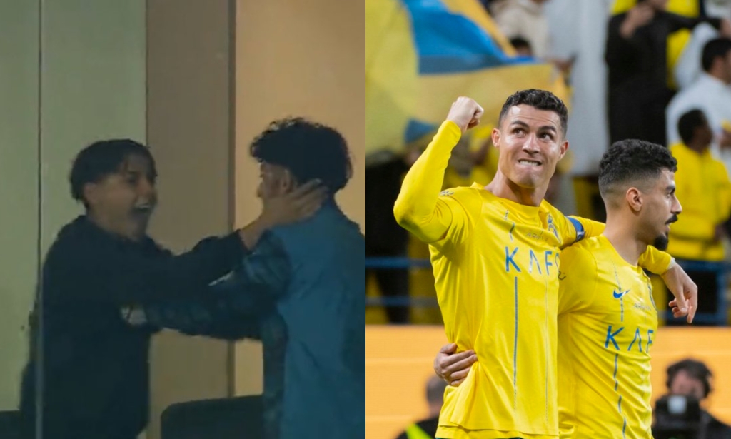 Cristiano Ronaldo tells Neymar about the condition he set for his son to let him accompany him for Tyson Fury vs Usyk fight [VIDEO]